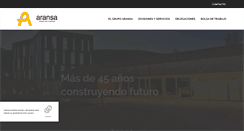 Desktop Screenshot of grupoaransa.com